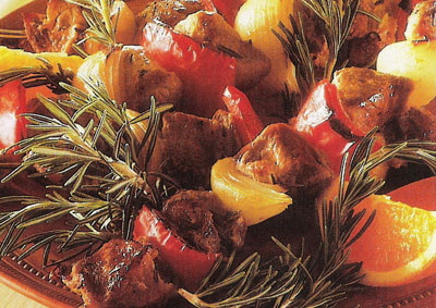 Brochettes de porc