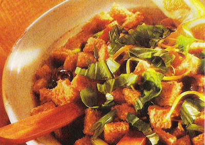 Salade de pain complet
